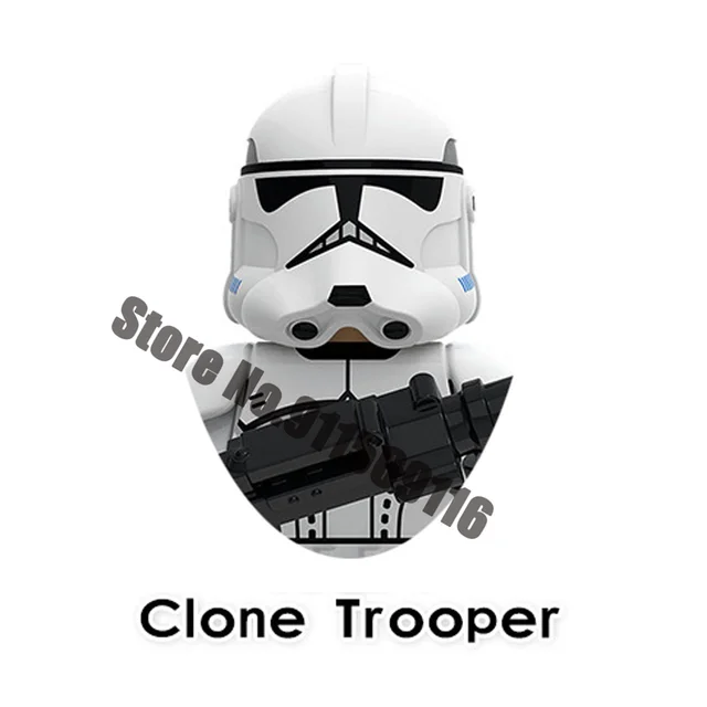 Brand Disney 501st Clone Trooper Building Block Scout Republic Commando Appo Echo Cody Rex Jesse SEV Gree Kashyyyk Action Figure D-XP274