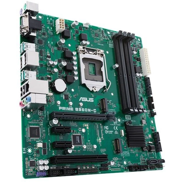 Материнская плата Asus PRIME B360M-C Soc-1151v2 Intel B360 4xDDR4 mATX AC`97 8ch(7.1) GbLAN+VGA+HDMI