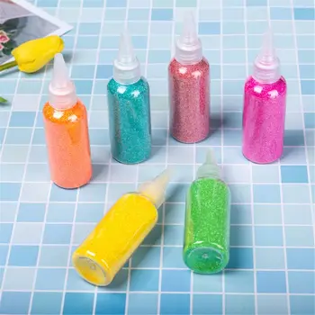 

12Pcs 30g Glitter Powder Sequins Clear Fluffy Slime Toys for Clay Mud Nail Art 72XC