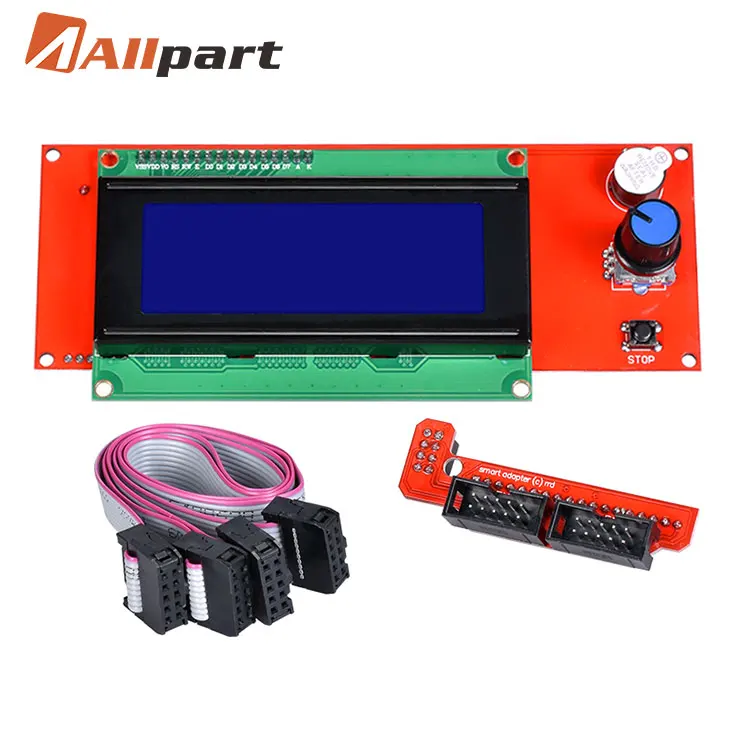 1PCS 2004 LCD Display 3D Printer Reprap Smart Adapter Controller Reprap Ramps 1.4 1.6 Mega2560 board 2004LCD Control