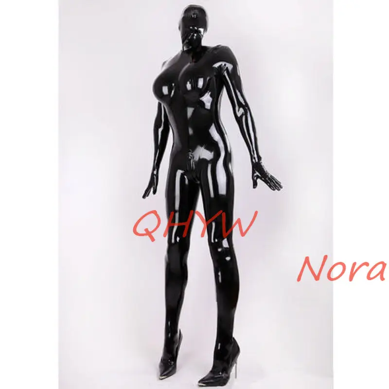 

Sexy Exotic Sexy Handmade Customize Men Male Latex Catsuit with 3D Chest With Gloves&Socks Zentai Cekc Fetish Bodysuits Back Zip