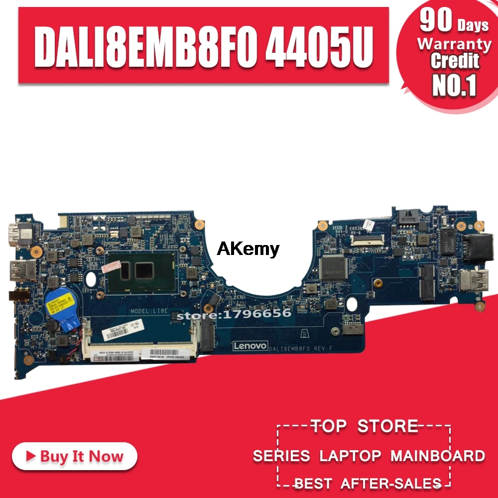 

DALI8EMB8F0 FRU 01AV956 for Lenovo ThinkPad YOGA 11E Laptop Motherboard CPU 4405U DDR3L