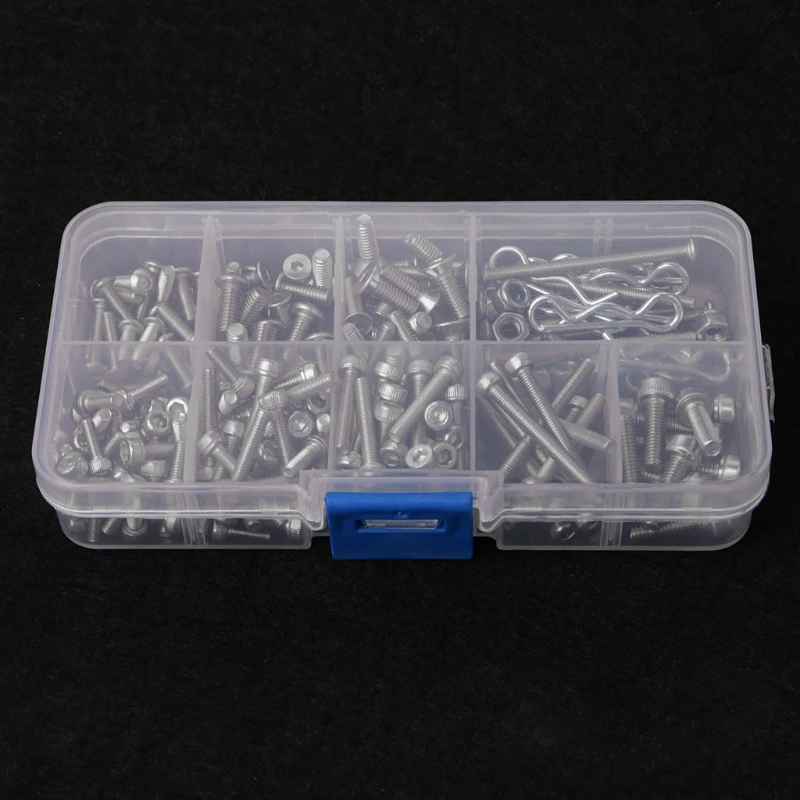 205Pcs RC Screws Stainless Steel Screw Kit For Slash 4x4 Short Truck Car