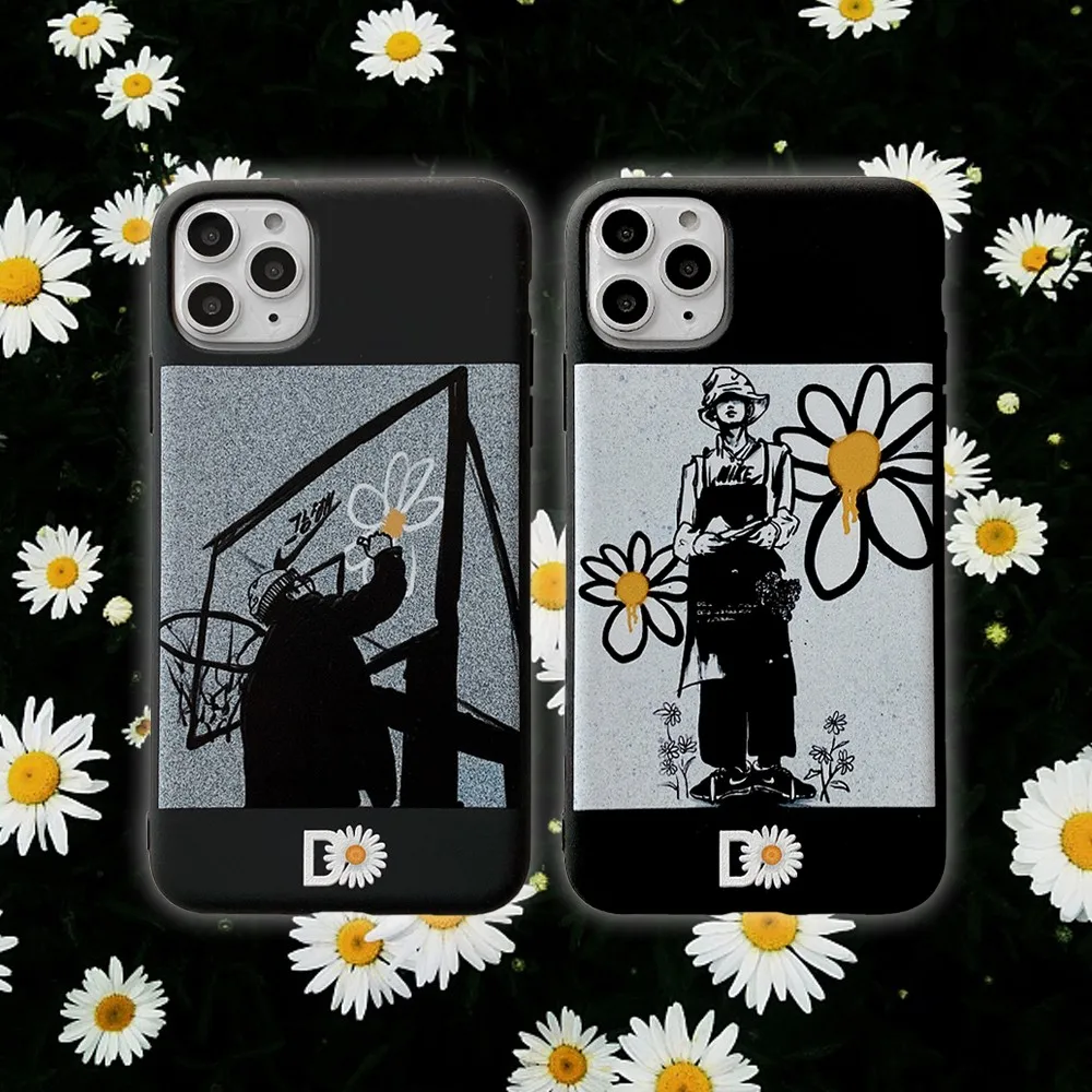 

Chrysanthemum foriPhone 11 11promax x XR XS Max 7plus 8plus 7 8 6 6s plus transparent TPU waterproof and dustproof Soft shell