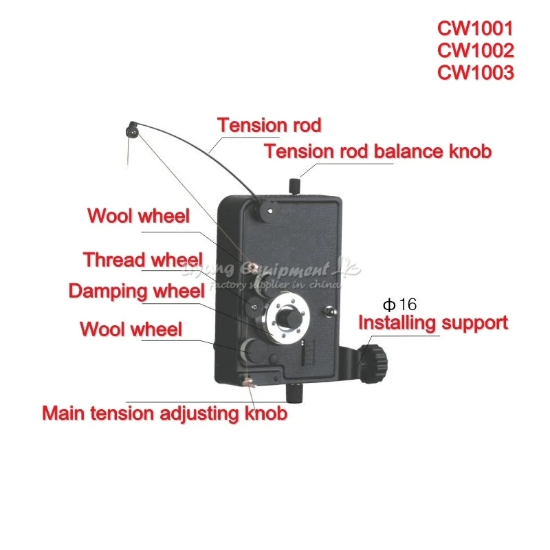 Механический Регулятор натяжения демпфирующего натяжения для обмотки катушки машина использует различные диаметр провода от 0,02 мм до 1,2 мм