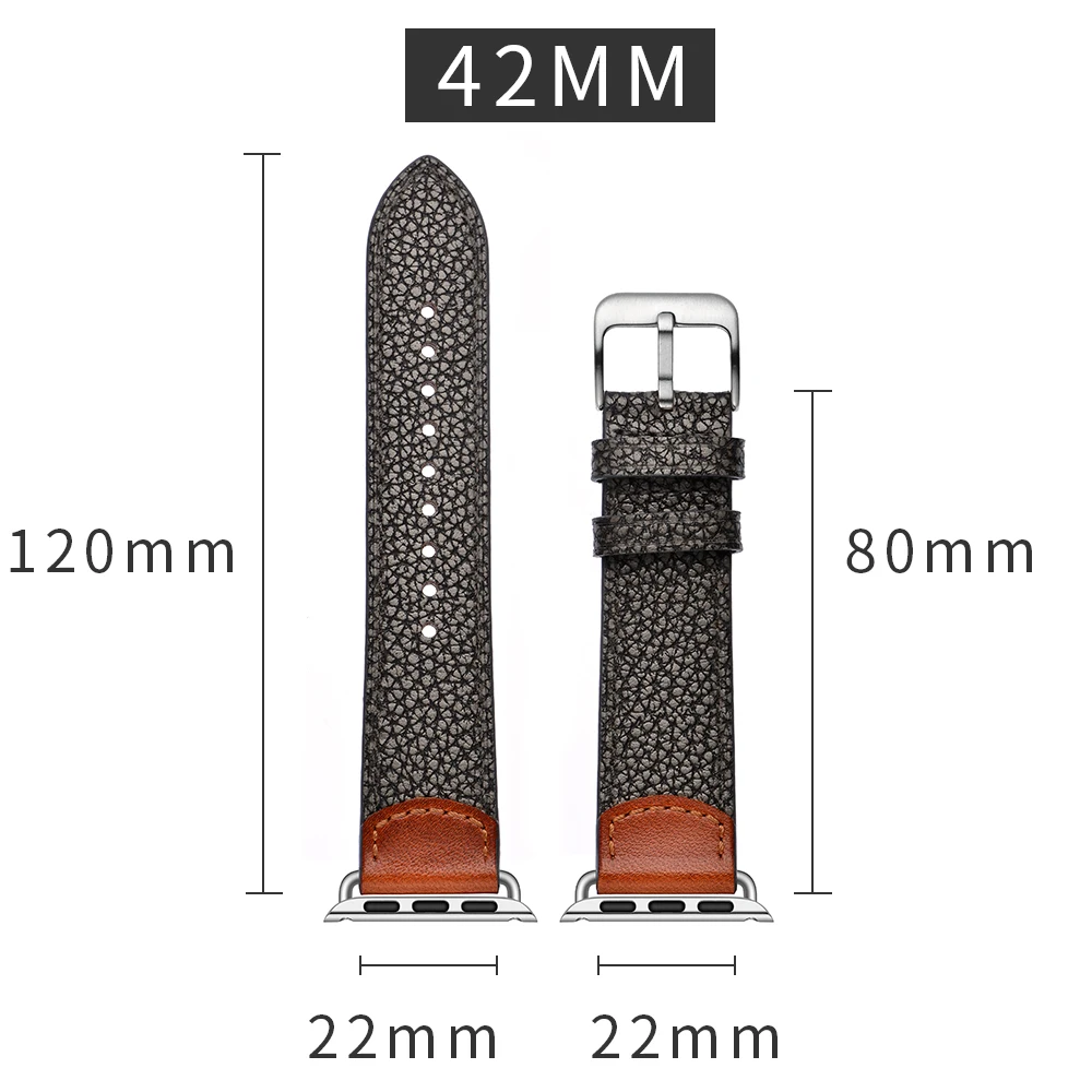 MAIKES аксессуары для часов Ремешок для Apple Watch Band 44 мм 40 мм и ремешок для часов аpple 42 мм 38 мм серия 4 3 2 1 браслет для iwatch