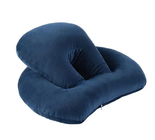 New Office Nap Pillows Soft Memory Foam Backrest Pillow Travel Outdoor Portable Neckrest Folding Slow Rebound | Дом и сад