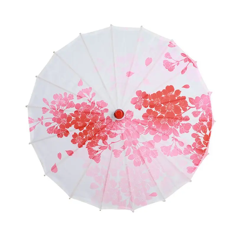 Китайский пион цветок искусство зонтик Шелковый Ткань Классический Зонтик для свадебного магазина Топ подвесной Декор деревянная ручка китайский зонтик