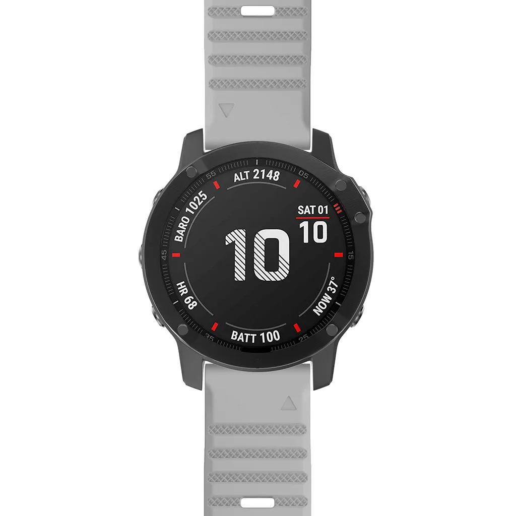 Fenix6x Pro быстросъемный силиконовый ремешок для Garmin Fenix 6X 5X plus 26 мм ремешок 22 мм Fenix 6 Pro 5 часы Easyfit Ремешки для наручных часов