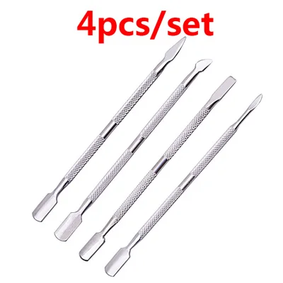 4pcs Style 6 1/3/4/5 шт педикюр инструменты кусачки для ногтей Toe триммер для удаления кутикулы Красота профессиональные инструменты для ногтей маникюрные ножницы из нержавеющей стали - Цвет: 4pcs Style 6