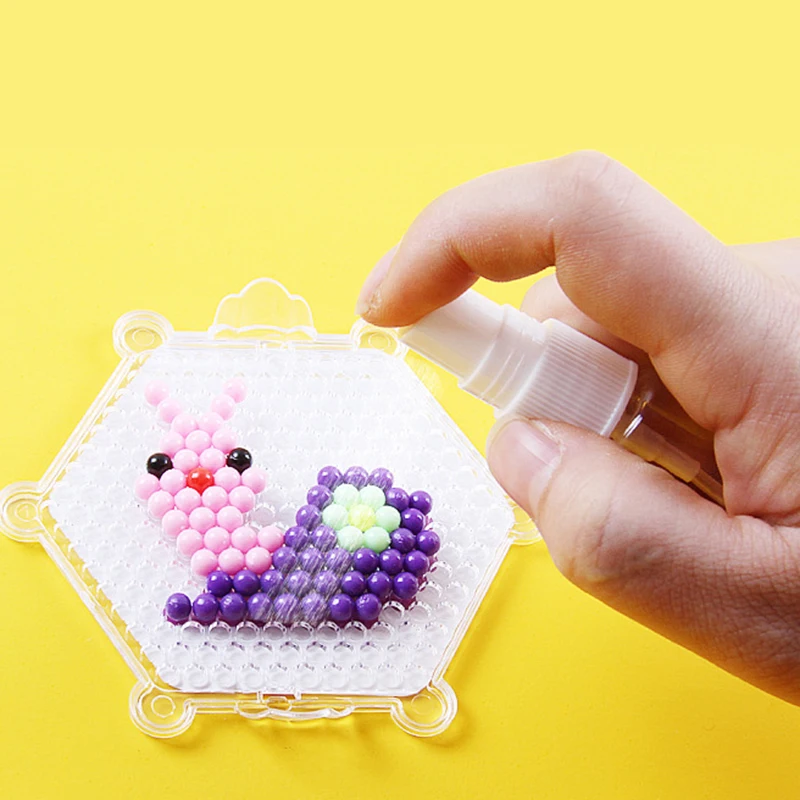 6000pcs DIY Water Magic Beads Toys For Children Animal Molds Hand Making 3D Puzzles Kids Educational Toys Spell Replenish Beans