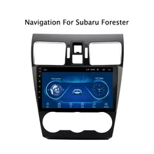 Супер тонкий сенсорный экран Android 9,1 Автомагнитола gps навигация для Subaru Forester стерео Мультимедиа Bluetooth Wi-Fi головное устройство