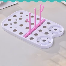 Мини для домашнего хранения практичная сушилка для чистки Складная Сушилка для бутылочек соска поддержка термостойкая питательная переносная детская подставка