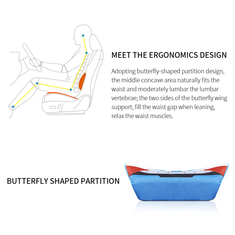 Автомобильное сиденье поясничная поддержка офисное кресло авто подушка для спины Подушка защита талии подушки подголовник Аксессуары для салона автомобиля