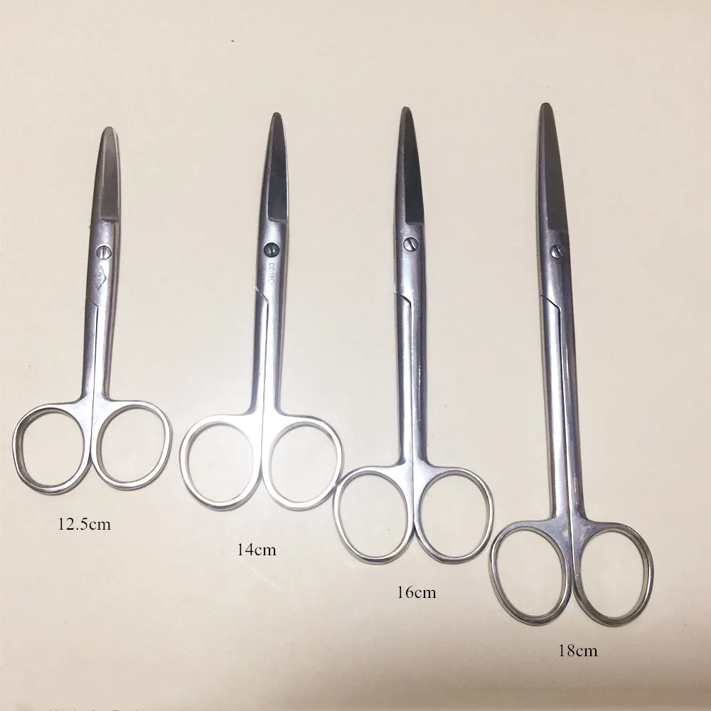Хирургические ножницы из нержавеющей стали лабораторные медицинские бытовые