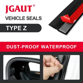 

4M Z Shape Car Rubber Seal Strip 157'' Universl Door Filler Airtight waterproof Anti-Collision absorption Wheatherstrip black