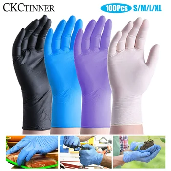 

100pcs/Disposable latex gloves Medicalguantes desechables household cleaning nitrile Rubber Dishwashing gloves Protection glove