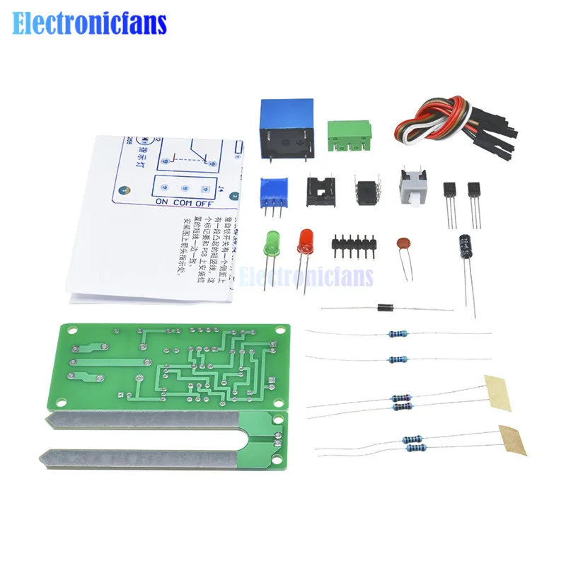 DIY контроллер влажности почвы модуль платы комплект автоматическое устройство орошения автоматический полив 5 В DC DIY Электронные производственные части
