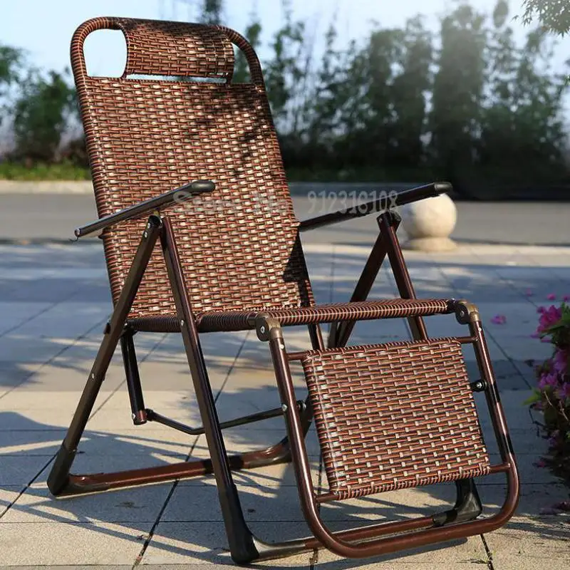 Складной стул из ротанга Siesta раскладной для зимы и лета двухцелевое кресло