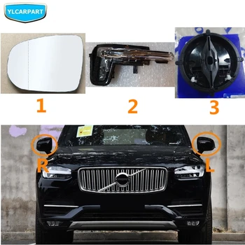 

For Volvo XC90,Car rear view mirror,turn signals LED light,motor,frame