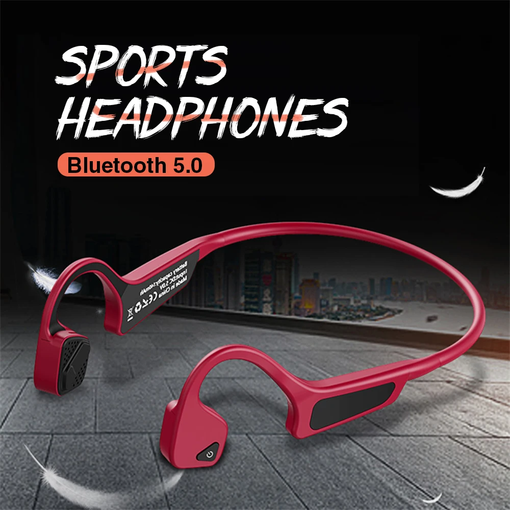 Горячая Распродажа G18 наушники с Ушными крючками Bluetooth 5,0 Беспроводные наушники с костной проводимостью водонепроницаемые Игровые наушники черные