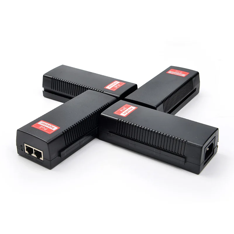 HKBTM Gigabit  POE Injector for IP Camera CCTV Security Surveillance PoE Power Supply Ethernet Adapter Phone US EU UK Plug 5