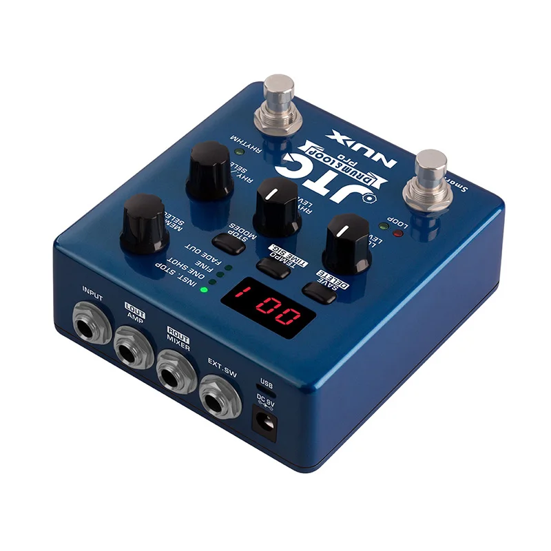 NUX NDL-5 JTC Drum Loop PRO Guitar Effect Pedal авто-запись двойной переключатель Looper 6 часов время записи 256 петля памяти трека