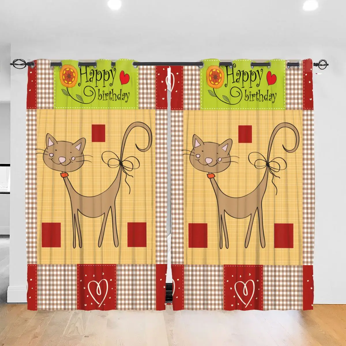 

Living Room Sun Block Curtain Eight Year Old Birthday Party Ideas Light Shading Bedroom Blackout Window Curtains 52x72In