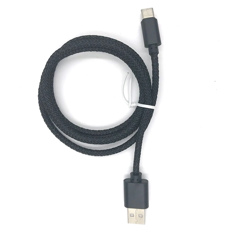 Кабель для быстрой зарядки из пеньковой оплетки type-c