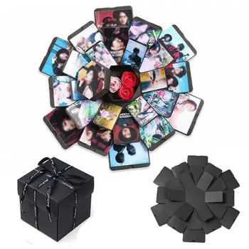 

DIY Surprise Explosion Box Memory Scrapbook Photo Album Kits Anniversary Gift