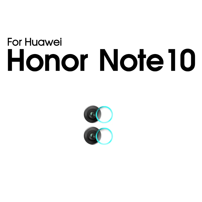 For Honor Note 10 2 шт. Защитная пленка для экрана huawei Honor 20 Play Magic 2 8X 8C Note 10 для объектива камеры huawei Nova 5T Nova 2i 3E P Smart Plus - Цвет: For Honor Note 10