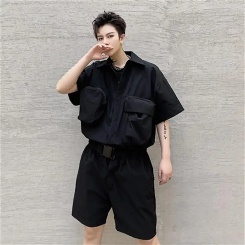 通販オンラインストア メンズワンピースショートパンツ夏新人格三次元ポケットツーリング風ヘアスタイリスト大型ショーツ クーポンとポイントで割引 Www Carnavalkids Com