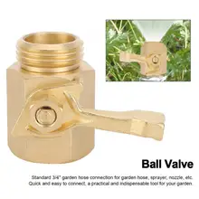 Шаровой клапан электрический клапан FNPT MNPT 26 мм DN20 3/" Латунный прямой однопроходной шаровой клапан разъем для сада Электрический