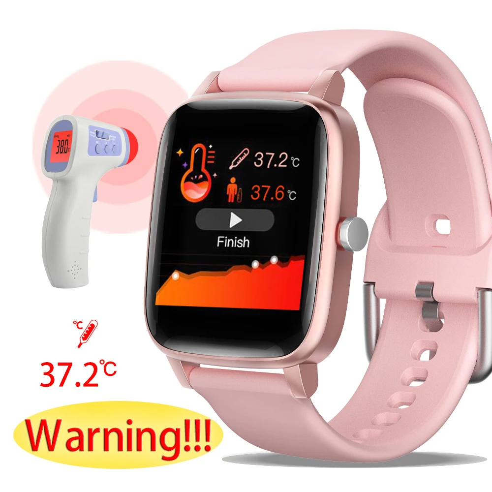 New Smart Watch Women Sport Watches Men Body Temperature Pedometer Bracelet Call Reminder SmartWatch Supports Phone Reloj Hombre | Наручные