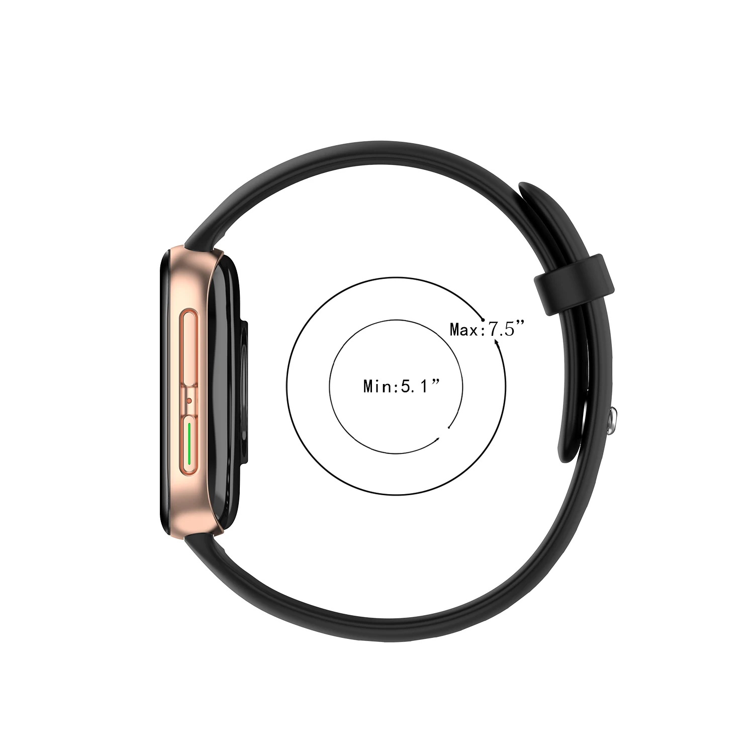 Ремешок сменный силиконовый спортивный для OPPO Watch 41 мм 46 браслет наручных часов