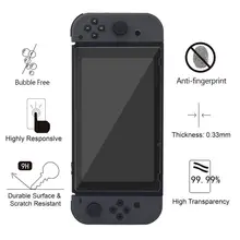 DishyKooker 2 шт HD устойчивый к царапинам твердость 9H прочный протектор экрана из закаленного стекла для nintendo Switch