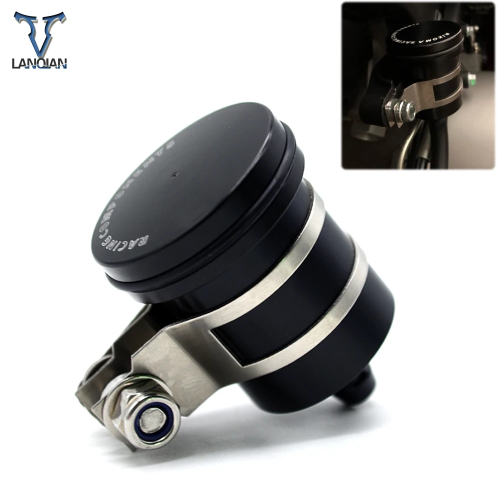 

Motorcycle Rear Brake Fluid Reservoir Clutch Tank Oil Fluid Cup Cover For BMW S1000R GS 1200 F800 GS KAWASAKI Z800 KTM Duke 390
