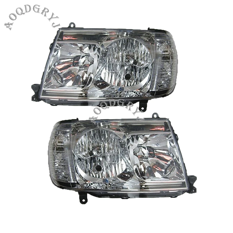 Автозапчасти 1 пара фар фара подходит для Toyota Land Cruiser LC100 2006-2007(FR+ FL