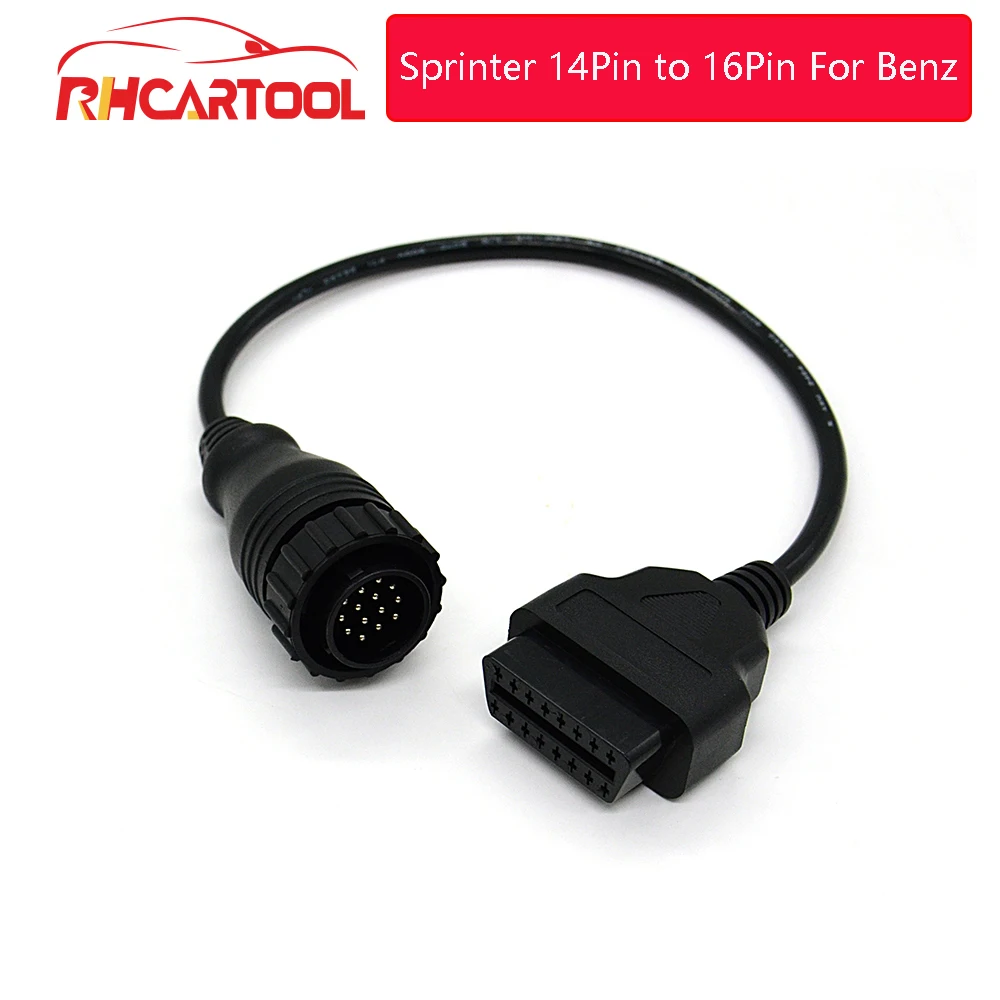 Автомобильный Стайлинг OBD Sprinter от 14pin до 16Pin для Benz автомобильный диагностический