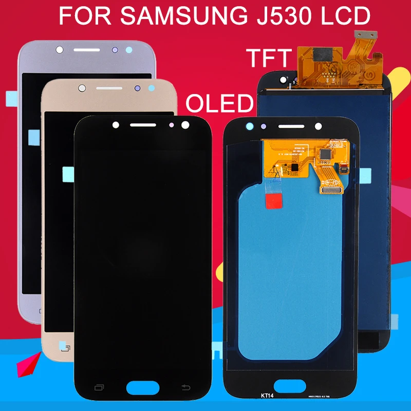 

Dinamico OLED J530 Lcd For Samsung Galaxy J5 2017 Lcd Touch Screen Digitizer Assembly J5 Pro display J530F Free Ship+Tools