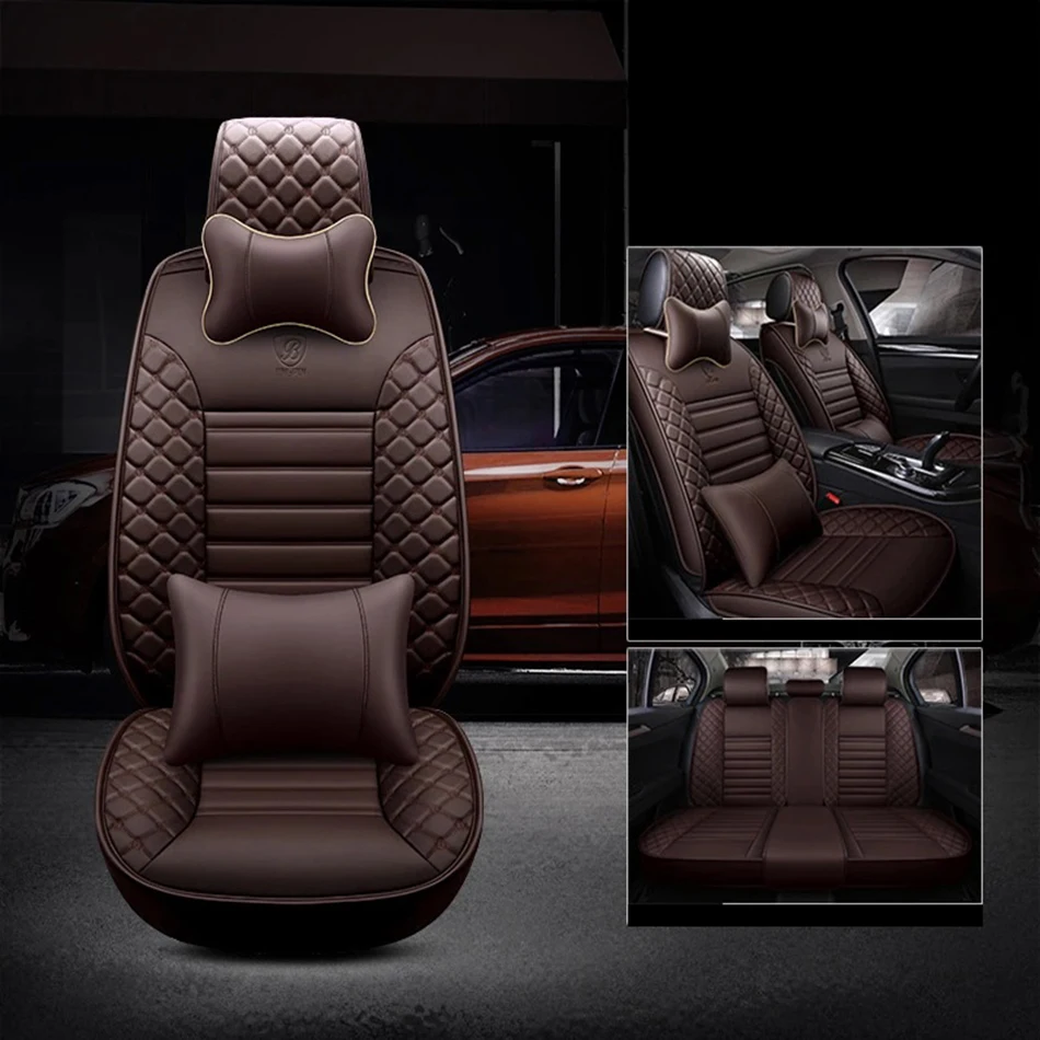 ZRCGL универсальные кожаные чехлы для автомобильных сидений Besturn все модели B30 B90 X40 B50 B70 X80 автомобильные аксессуары для укладки автокресла