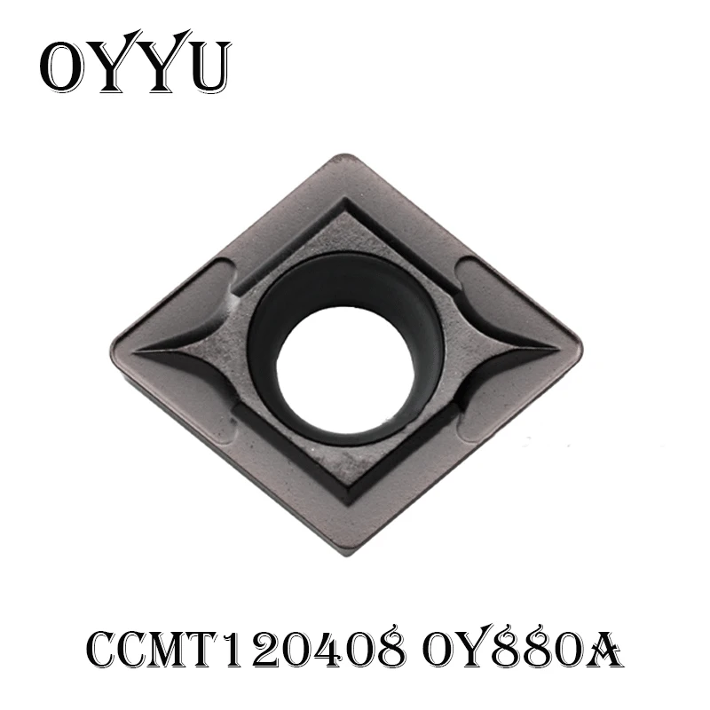 OYYU CCMT CCMT060204 CCMT09T304 CCMT09T308 CCMT120404 для нержавеющей стали CNC карбидная вставка для токарного станка резак инструменты токарный инструмент