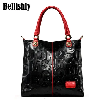 

Bellishly Women's Vintage Chic red bag feminina sac classic women bag on shoulder Female designer bags Crossbody bandolera mujer