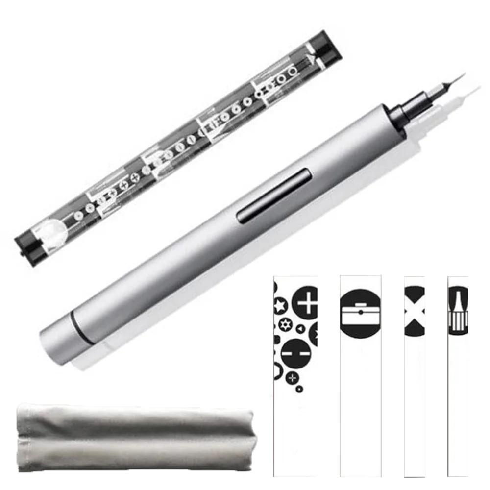 

Top Selling 1P+ Electric Screwdriver 22 In 1 Set Cordless Charging Phone Camera Repair Tool Without AAA Battery-Powered
