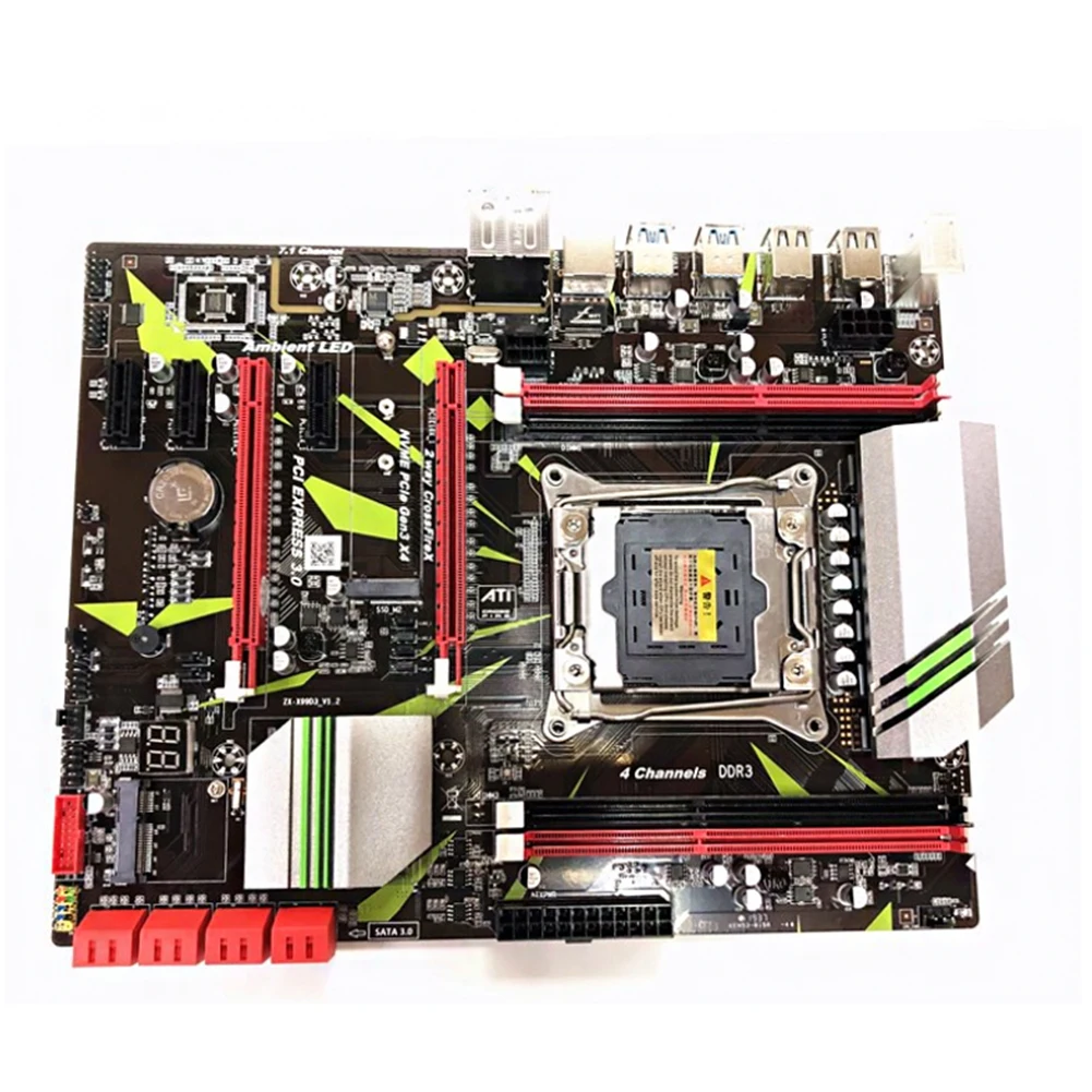 

X99 PC Module USB Port Computer Motherboard LGA 2011-V3 DDR3 Office Durable 4 Channel SATA 3.0 Professional PCI Express Desktop