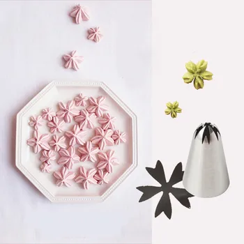 

#2F Stainless Steel Piping Icing Nozzle Fondant Jelly Cake Cream Pastry Baking Tips Cake Making Tools Dessert Decoration Decor