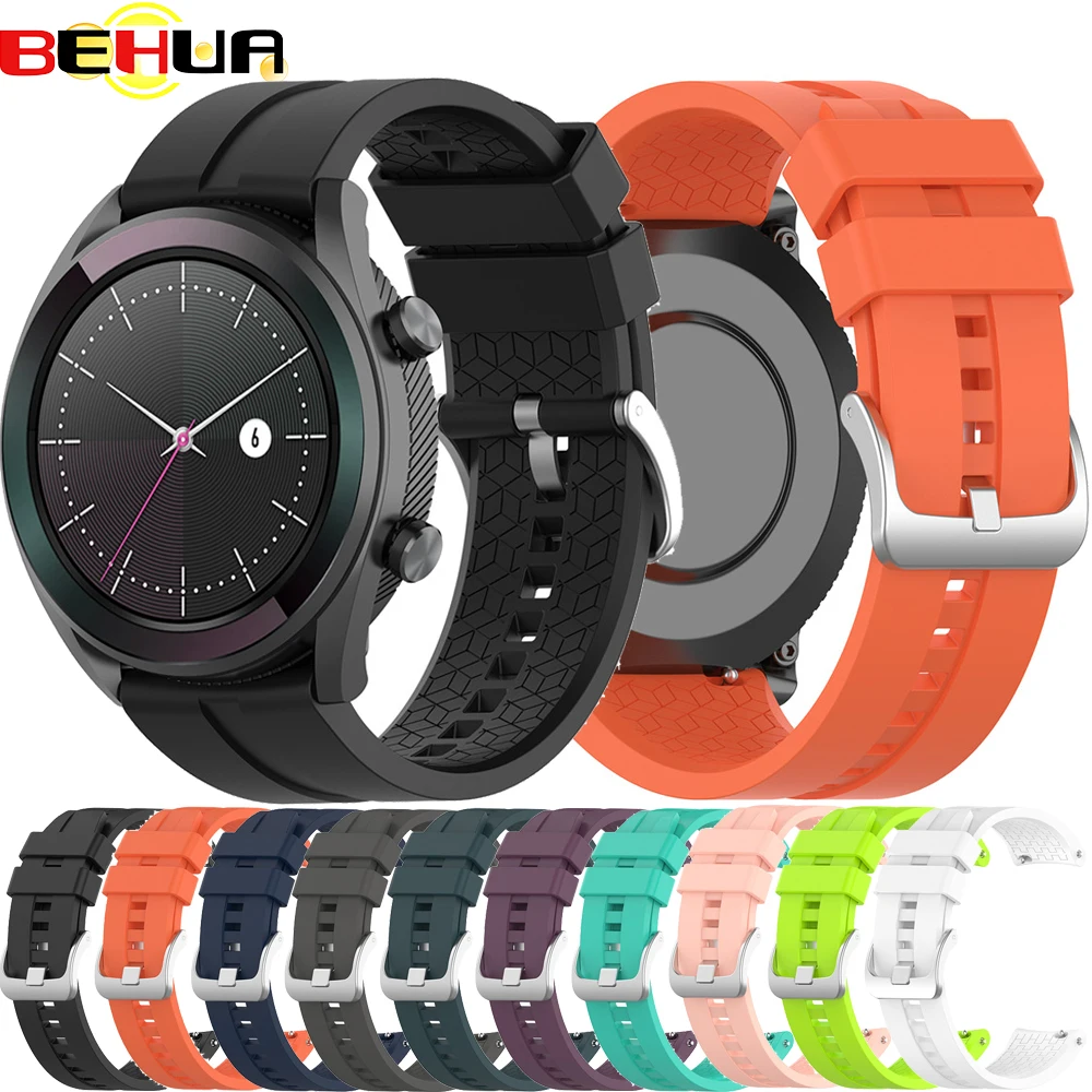 Ремешок силиконовый для Huawei Watch GT 2 42 мм/GT Элегантный Модный спортивный браслет