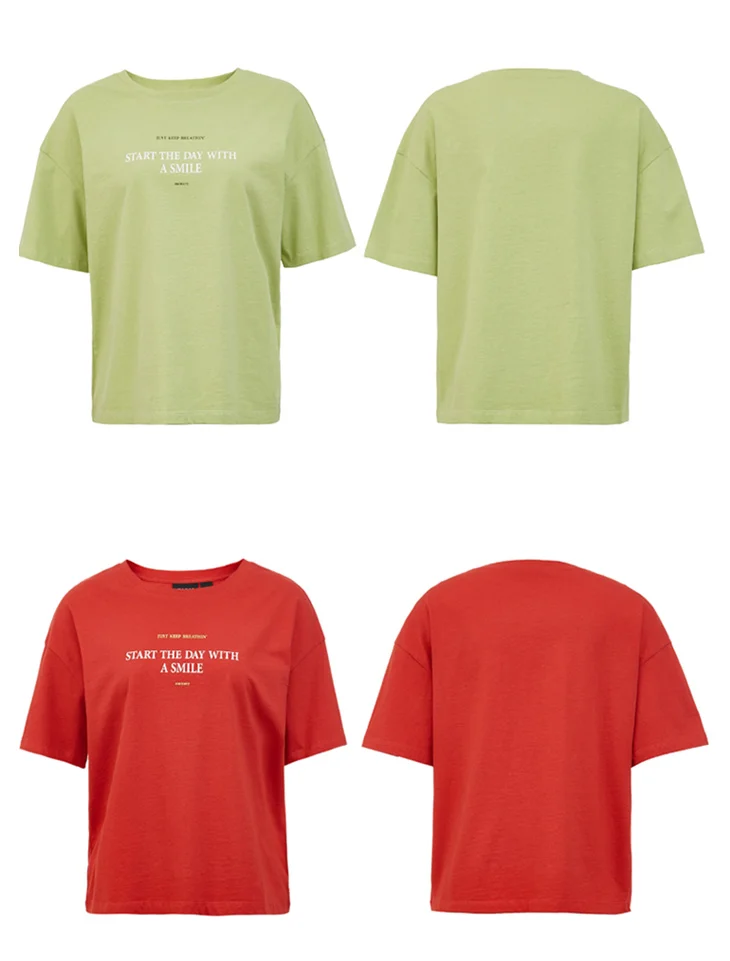 ONLY Women's Letter Print Short-sleeved T-shirt | 120101578