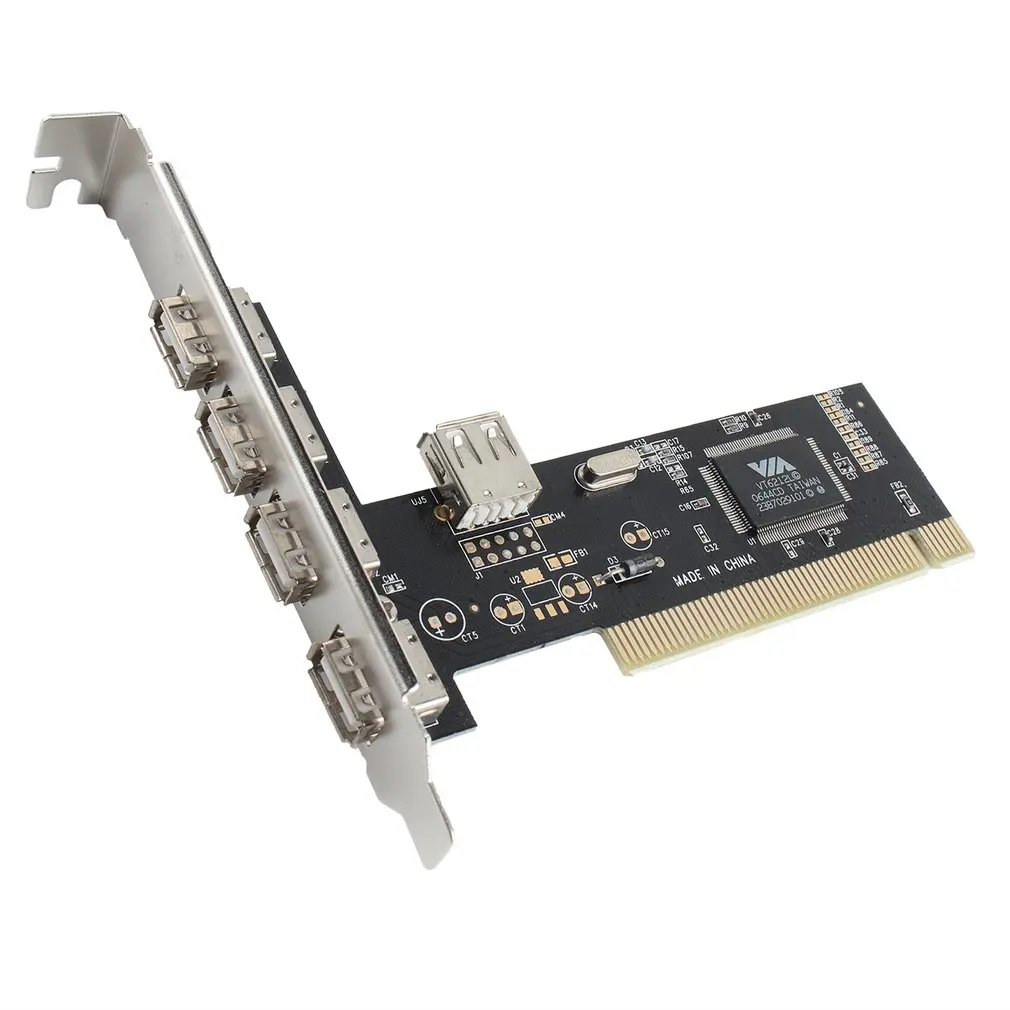 5 портов USB 2,0 USB2 PCI карты контроллер адаптер конвертер для NEC оптовый магазин