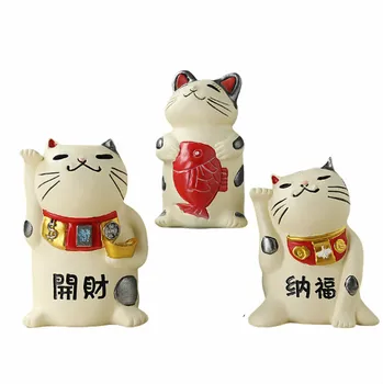 

Japanese Cute Figurine Crafts Creative Miniatures Animal Model Ornaments Living Room Decoracion Casa Home Decor Gift DA60XBJ